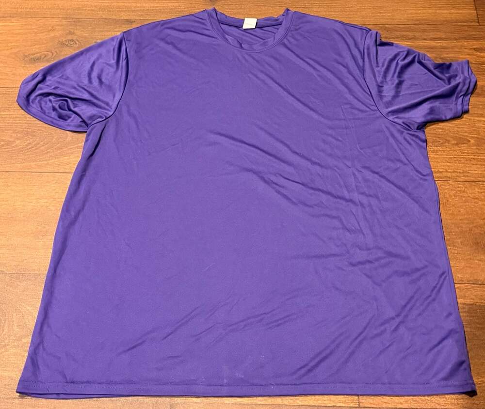 C2 Sport Purple Moisture Wicking Athletic T-Shirt 3XL